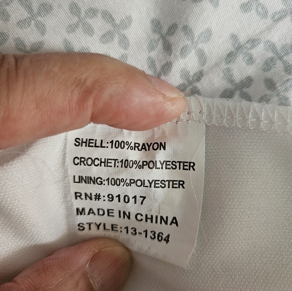 Solitaire Swim Maxi Front Split Floral Lace Skirt Size S - Picture 7 of 8